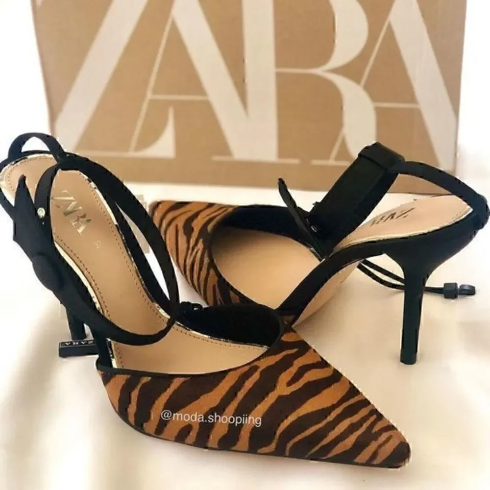 ZARA sling back heels